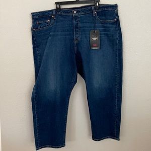 Levi’s 501 Original Cropped Button Fly High Rise Straight Leg Jeans Sz 24W